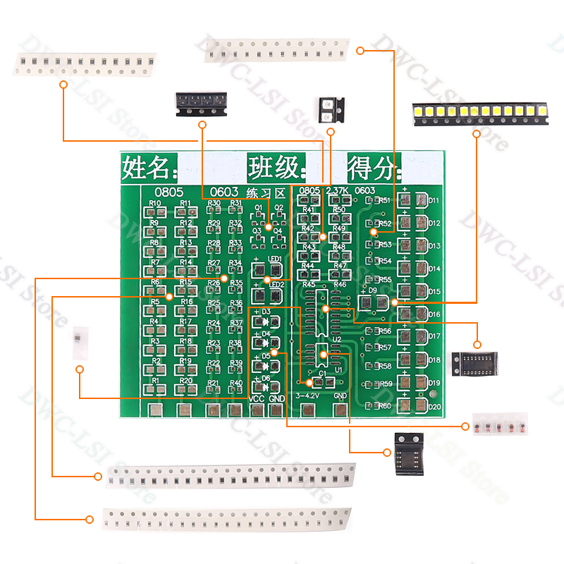 Class Kit Patch Components Wel - огляд і ціна Electronics Repair Table